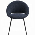 Klaus Side Chair in Black Boucle DN03047 By ACME 14