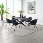 Klaus Side Chair in Black Boucle DN03047 By ACME 17