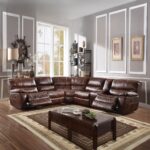 Brax Power Motion Sectional Sofa in Brown Leather LV52070 By ACME Sectional Sofas Mobilia Cleopatra 15 Brax Power Motion Sectional Sofa in Brown Leather LV52070 By ACME 15