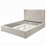 Loren Bed in Beige Fabric By ACME 8