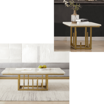 Luxury 7 PCs Dining Table Set HD-8024 By Homey Design 8