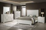 Holsted White Bed FM72012WH By Furniture Of America 8