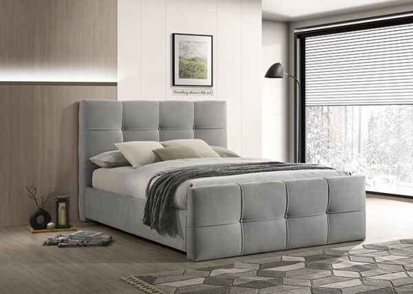 Merced Light Gray Bed FM72007LG By Furniture Of America 6