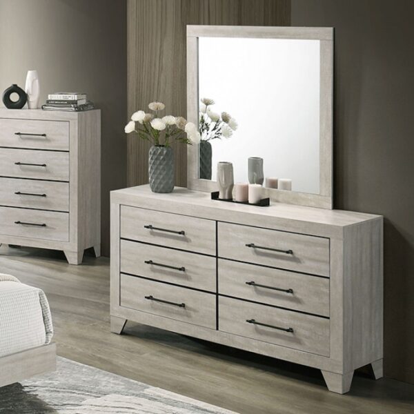 Dubuque Gray Mirror FM72003LG-M By Furniture Of America 7