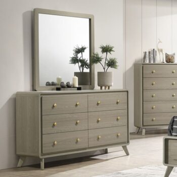 Rainier Gray Dresser FM72002GY-D By Furniture Of America 5