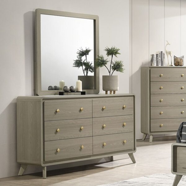 Rainier Gray Dresser FM72002GY-D By Furniture Of America 5
