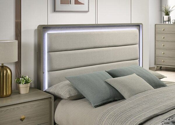 Rainier Gray Bed FM72002GY-U By Furniture Of America 11