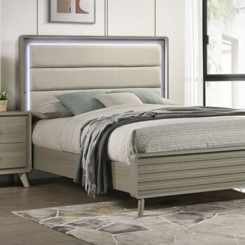 Rainier Gray Bed FM72002GY-U By Furniture Of America