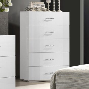 Stoholm White Chest FM72000WH-C By Furniture Of America