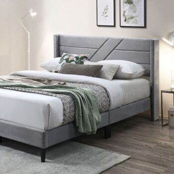 Karyn Gray Queen Bed TM7102DG-Q By Furniture Of America