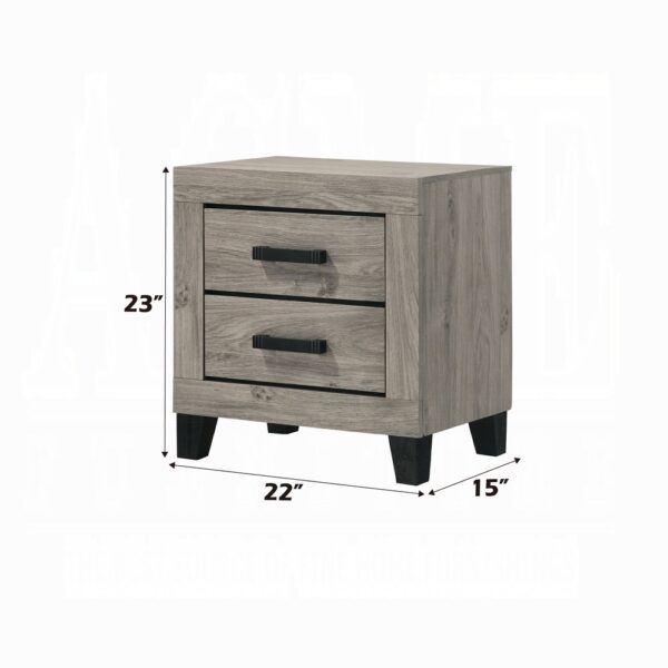 Mari Nightstand in Light Gray Finish BD04143 By ACME 11