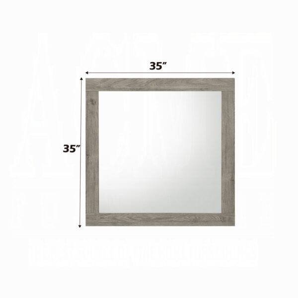 Mari Mirror in Light Gray Finish BD04144 By ACME 7