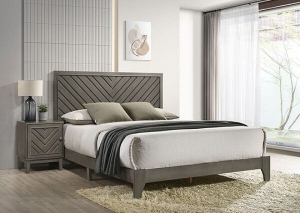 Vitas Gray Queen Bed TM7501GY-Q By Furniture Of America 6