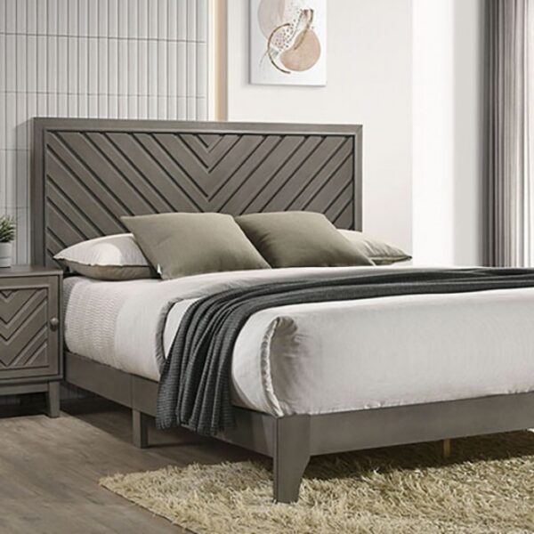 Vitas Gray Queen Bed TM7501GY-Q By Furniture Of America 5