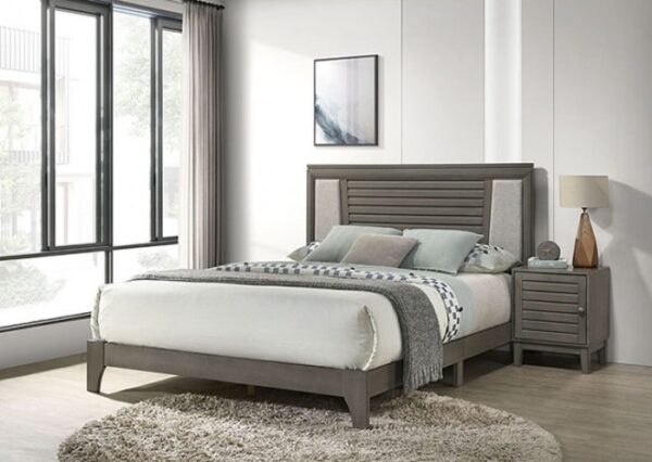 Amar Gray Queen Bed TM7502GY-Q By Furniture Of America 6