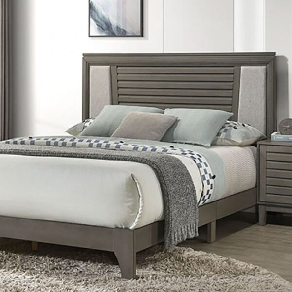 Amar Gray Queen Bed TM7502GY-Q By Furniture Of America 5