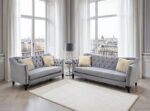 Wilmette Gray Sofa SM2296GY-SF By Furniture Of America 12