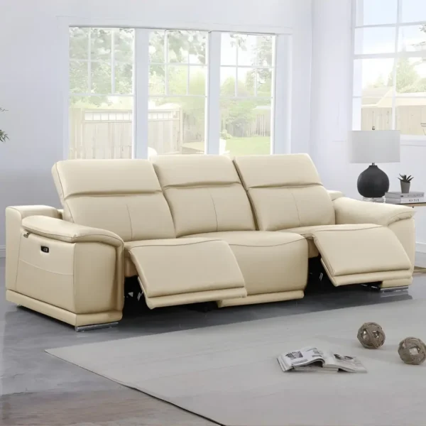 9762 Modular Sofa Upholstered in Top-Grain Italian Leather By GU Furniture - Image 2