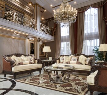Luxury 7 PCs Dining Table Set HD-8024 By Homey Design 71