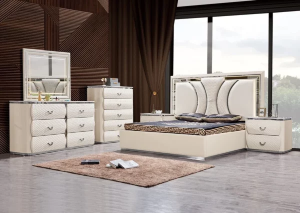 White Silver frame B1002-C Chest By McFerran 4