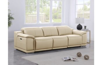 9762 Modular Sofa Upholstered in Top-Grain Italian Leather By GU Furniture