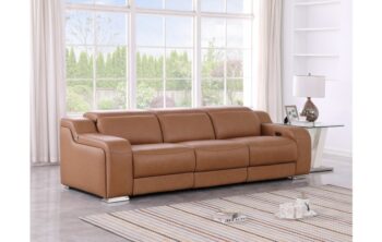 1116 Power Reclining Sofa with Dual Recliners and Power Headrests By GU Furniture