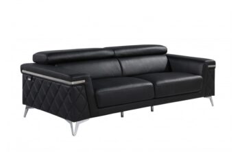 1140 Sofa in Top Grain Italian Leather By GU Furniture