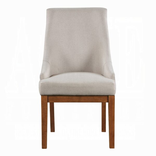 Gilsea Side Chair in Brown Leather DN04396 By ACME 9