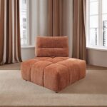 Loanna Moludar – Wedge in Coral Red Linen LV04053 By ACME 13