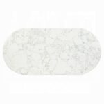 Zayn Dining Table with White Natural Marble Top DN04205 By ACME 15