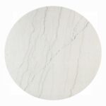 Edwyn Round Dining Table with White Natural Marble Top DN05205 By ACME Luxury Dining Tables Mobilia Cleopatra 13 Edwyn Round Dining Table with White Natural Marble Top DN05205 By ACME 13