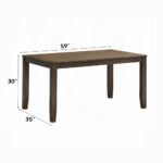 Damica Dining Table in Walnut Finish DN04010 By ACME 12