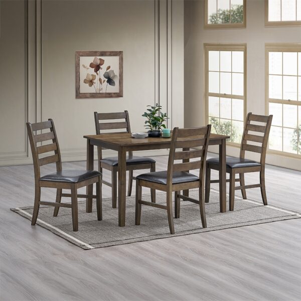 Damica Dining Table in Walnut Finish DN04010 By ACME 10