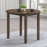 Damica Round Dining Table in Walnut Finish DN04030 By ACME 13