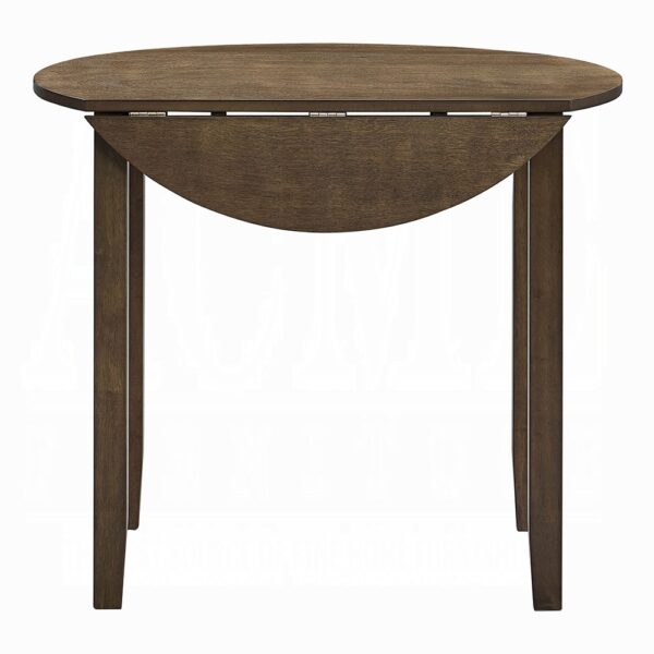 Damica Round Dining Table in Walnut Finish DN04030 By ACME 9