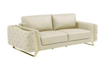 1050 DivanItalia Top Grain Italian Leather Sofa By GU Furniture
