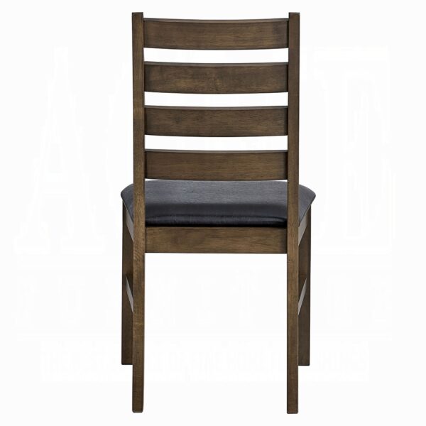 Damica Side Chair in Brown Leather DN04031 By ACME 8