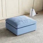 SEC8062BU Blue Ottoman By Artisan Furniture - Image 5
