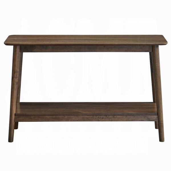 Lamonte Sofa Table with Shelf in Walnut Finish LV04038 By ACME 6