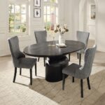 Marioly Side Chair in Gray Boucle DN04067 By ACME 17