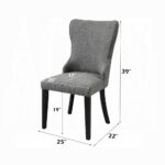 Marioly Side Chair in Gray Boucle DN04067 By ACME 15