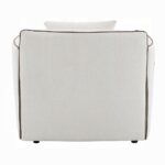 Yolanda Chair with Pillow in Beige Chenille LV03607 By ACME 17