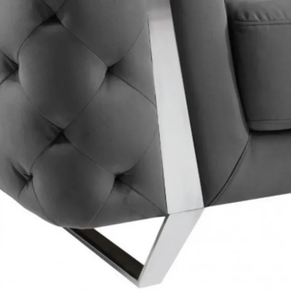 1051 Sofa in Velvet Fabric By GU Furniture - Image 5