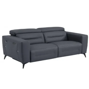989 Sofa in Italian Leather with Power Recliners By GU Furniture