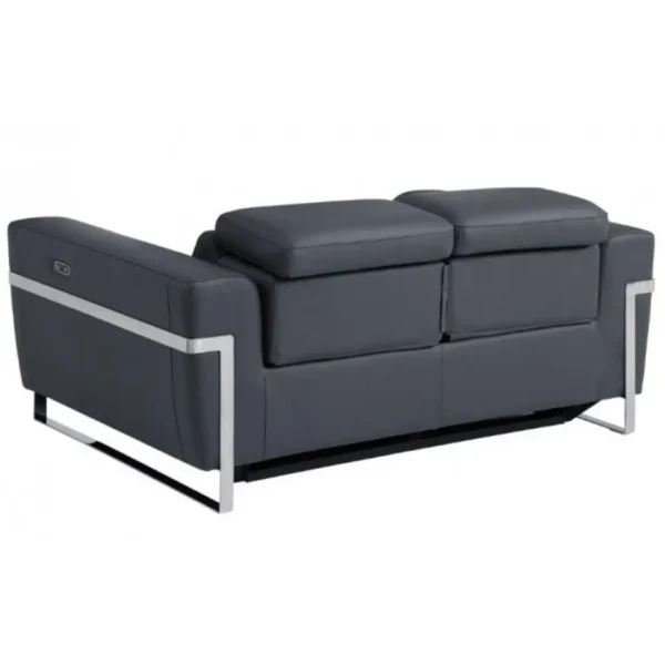 990 Sofa in Italian Leather with Power Recliners By GU Furniture - Image 2