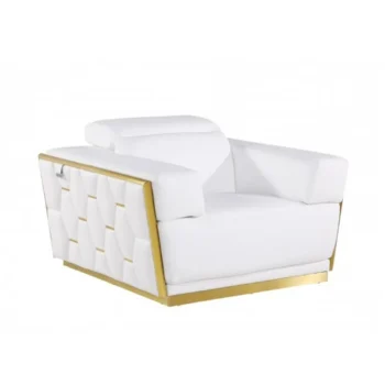 1111 Chair in Genuine Leather By Gu Furniture