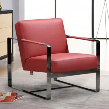 C67 Accent Chair in Genuine Leather By Gu Furniture