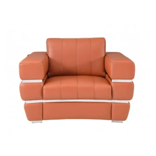 904 DivanItalia Italian Leather Chair By Gu Furniture - Image 2