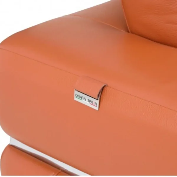 904 DivanItalia Italian Leather Chair By Gu Furniture - Image 5