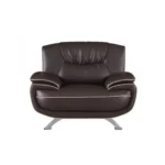 405 DivanItalia Italian Leather Chair By Gu Furniture - Image 2